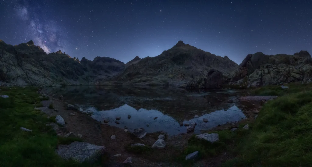 El lago de la montaña